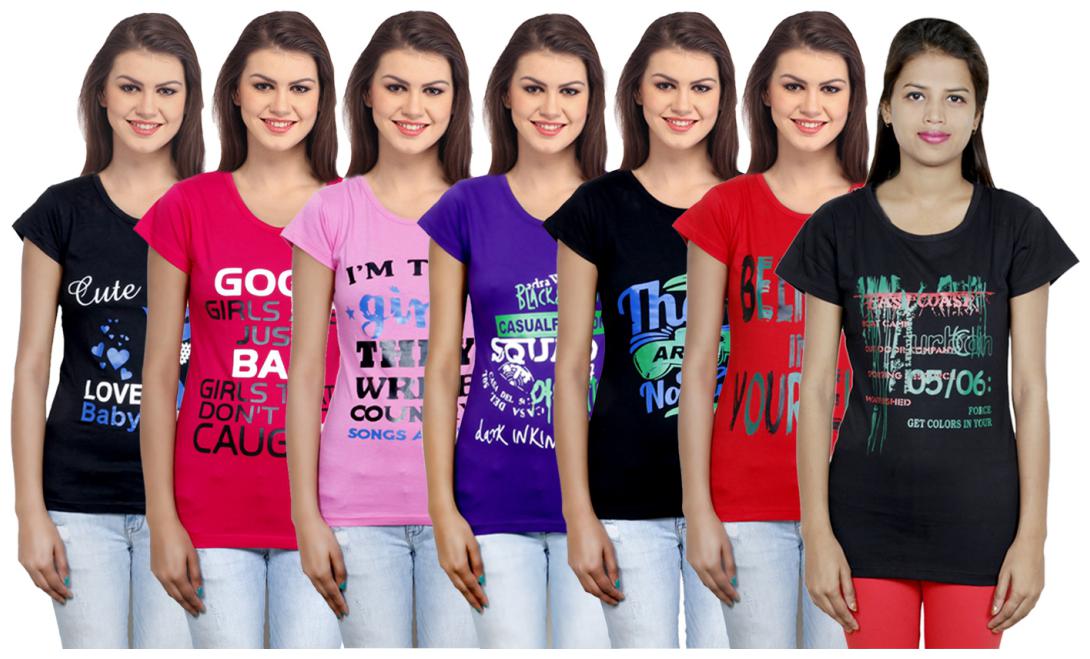 

IndiWeaves Women s Premium Cotton Casual Printed Legging (Set of -7)