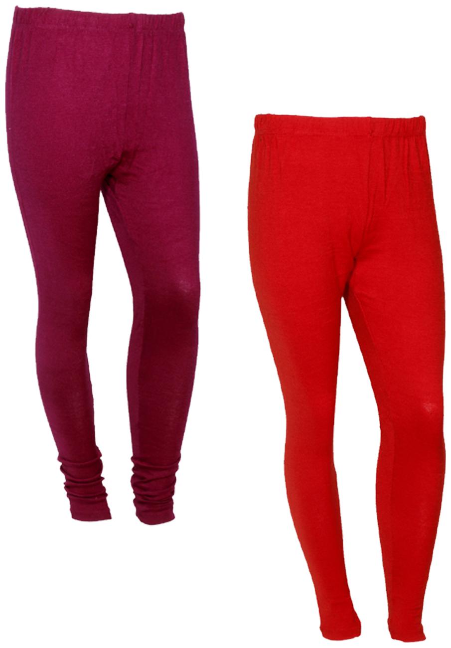 

IndiWeaves Women Warm Wollen Lycra Legging (Pack of 2)