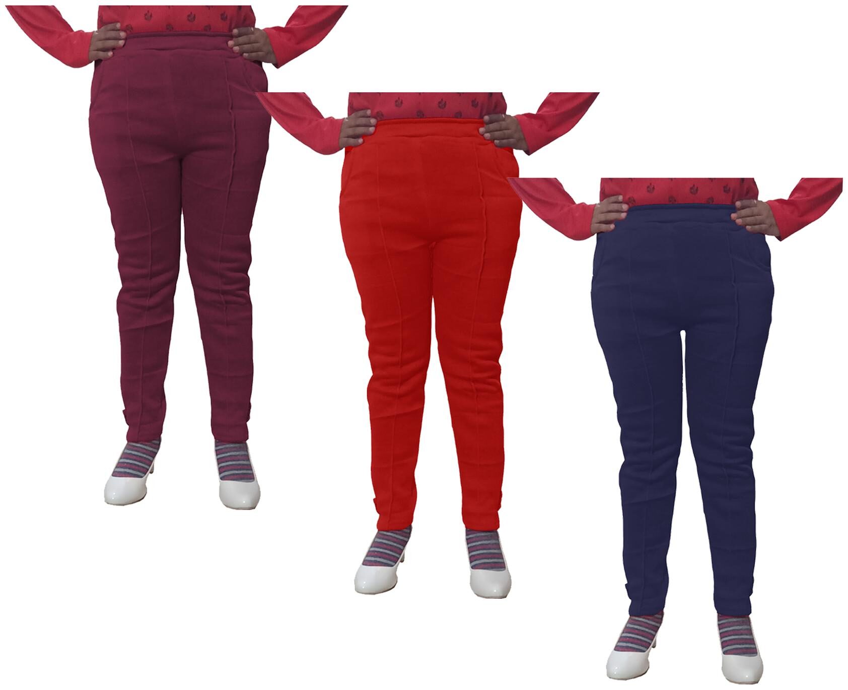 

Indiweaves Women Multi Regular fit Regular trousers