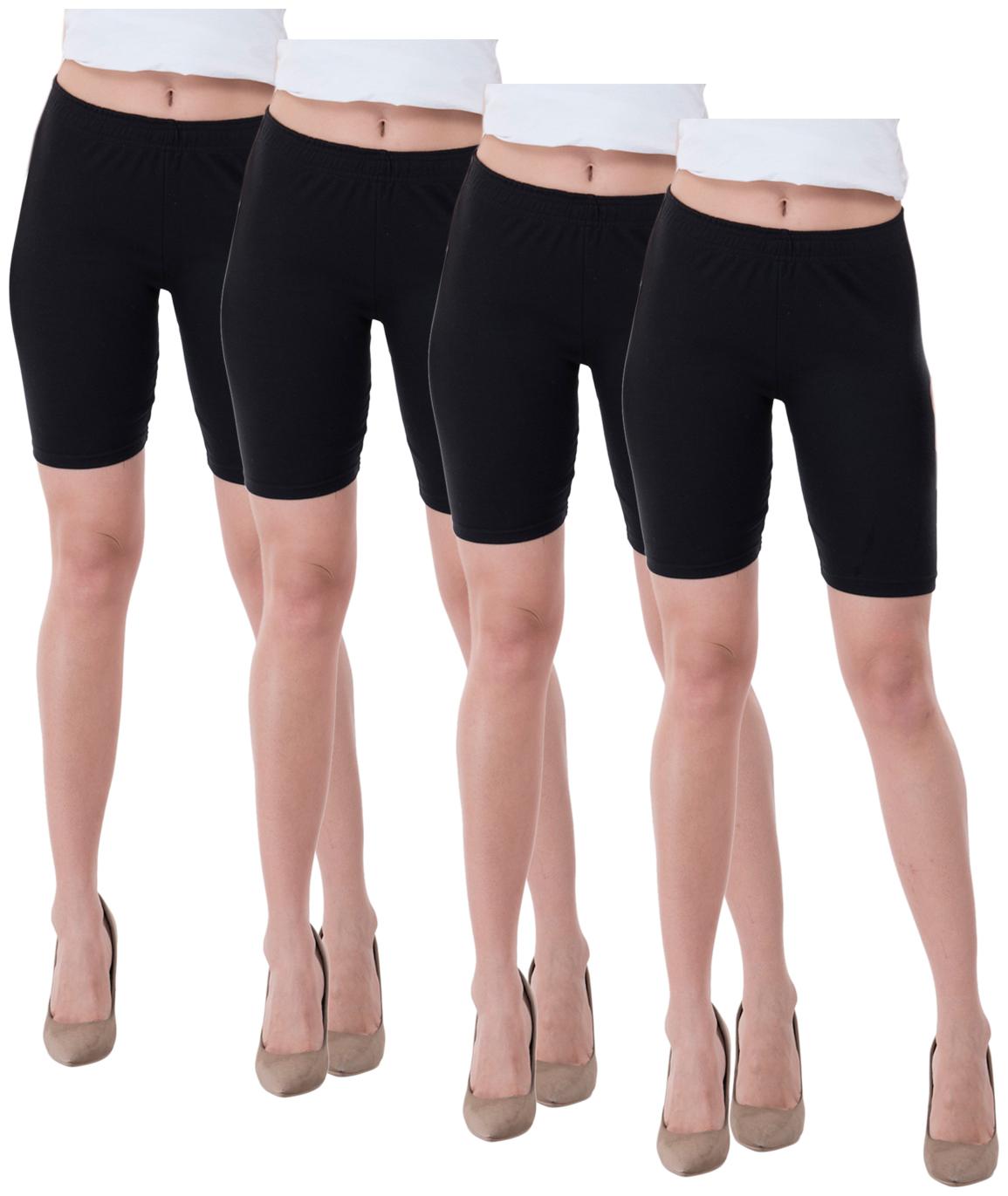 

Indiweaves Women Solid Regular shorts - Black