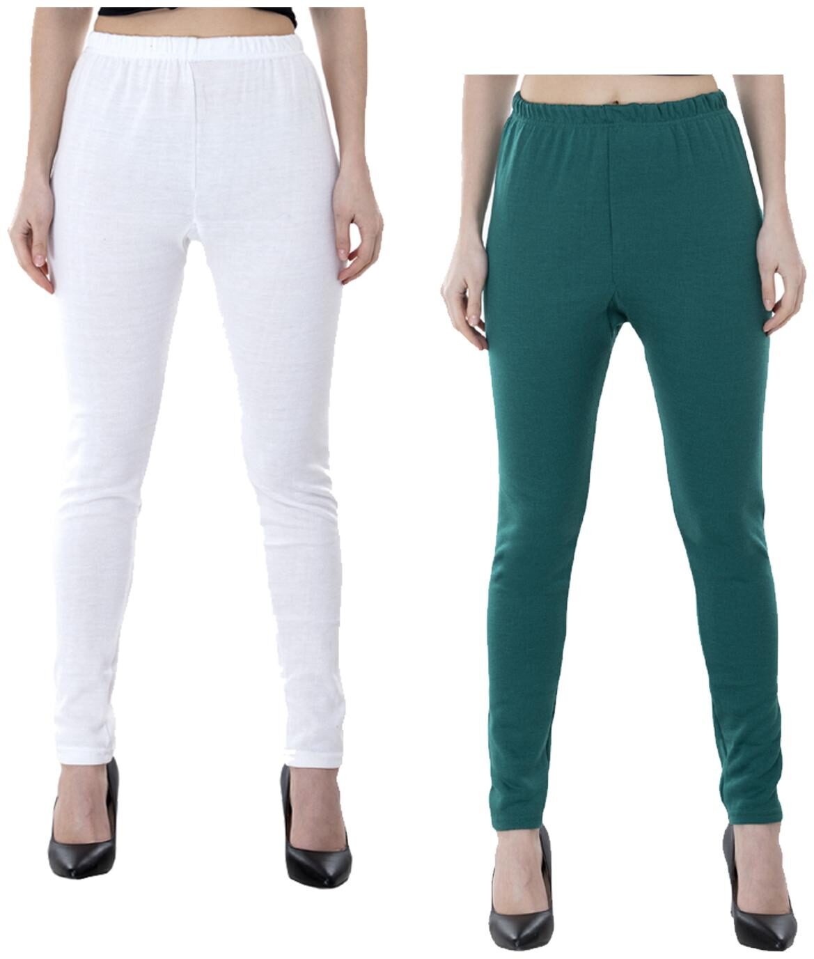 

IndiWeaves Women Warm Wollen Lycra Legging (Pack of 2)