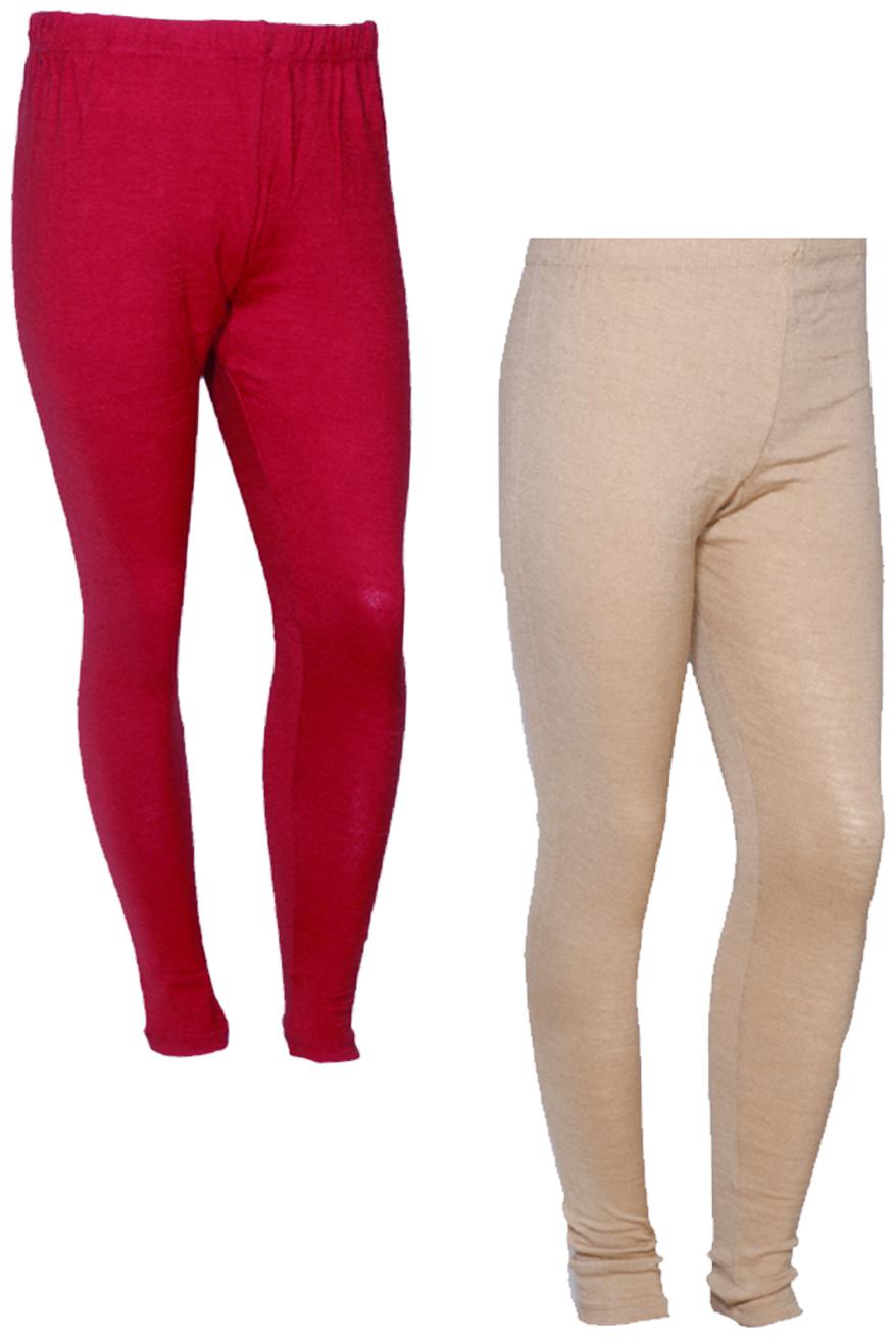 

IndiWeaves Women Warm Wollen Lycra Legging (Pack of 2)
