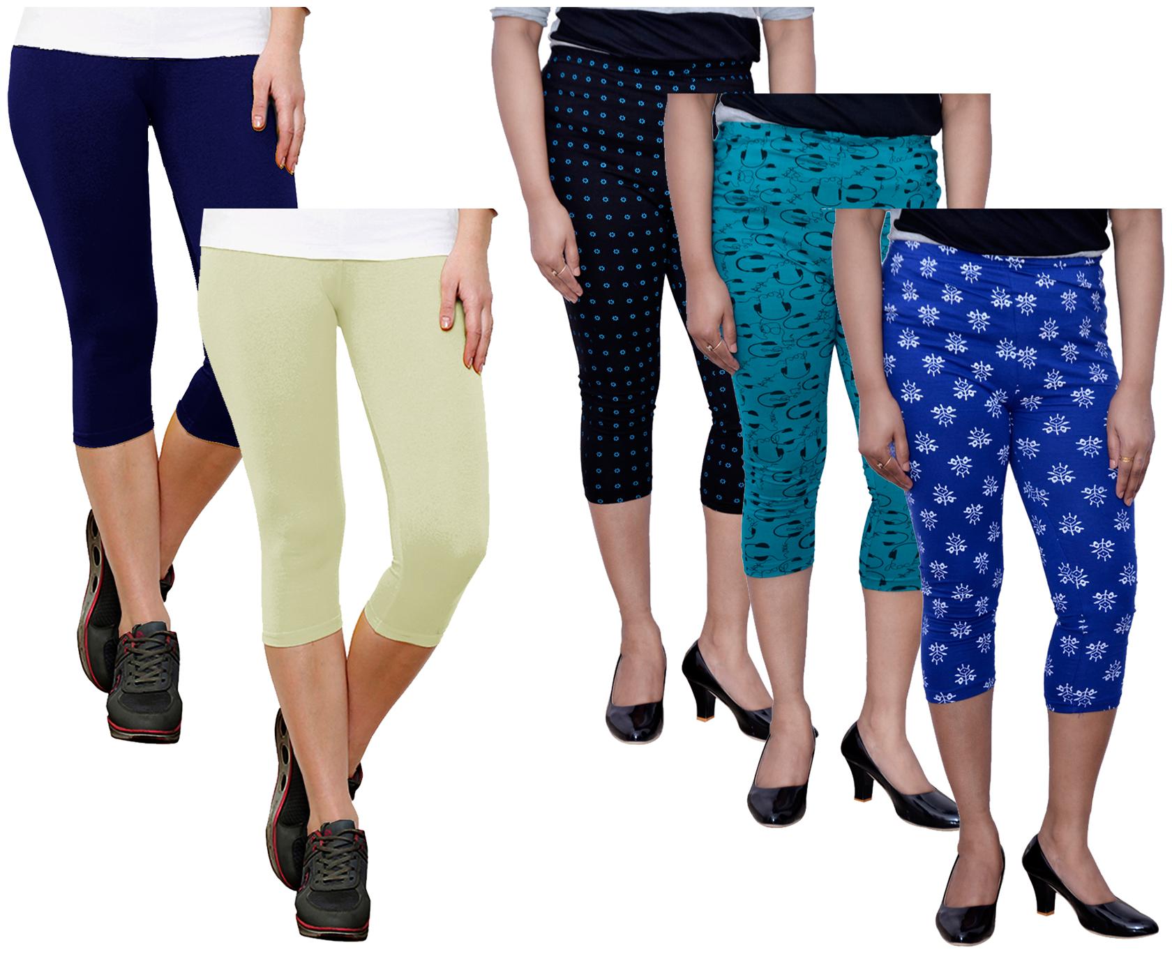 

Indiweaves Women Printed Regular capri - Multi