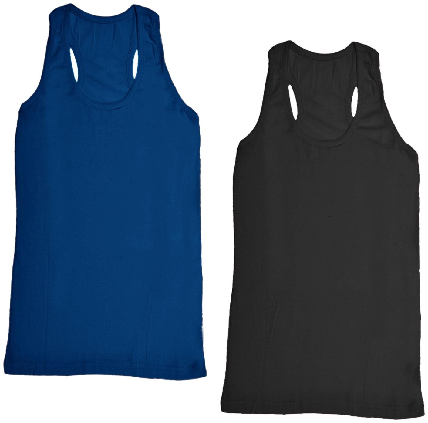 

Indiweaves Women Multi Regular fit Round neck Cotton Tank top
