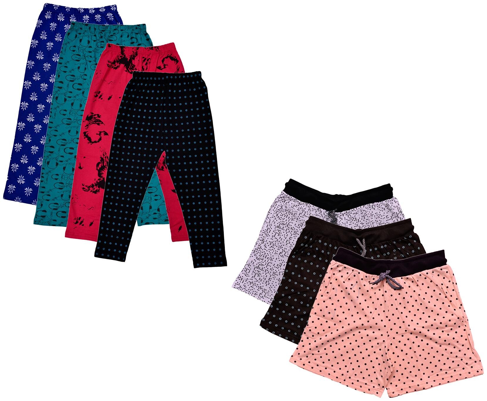 

Indiweaves Women Printed Regular shorts - Multi