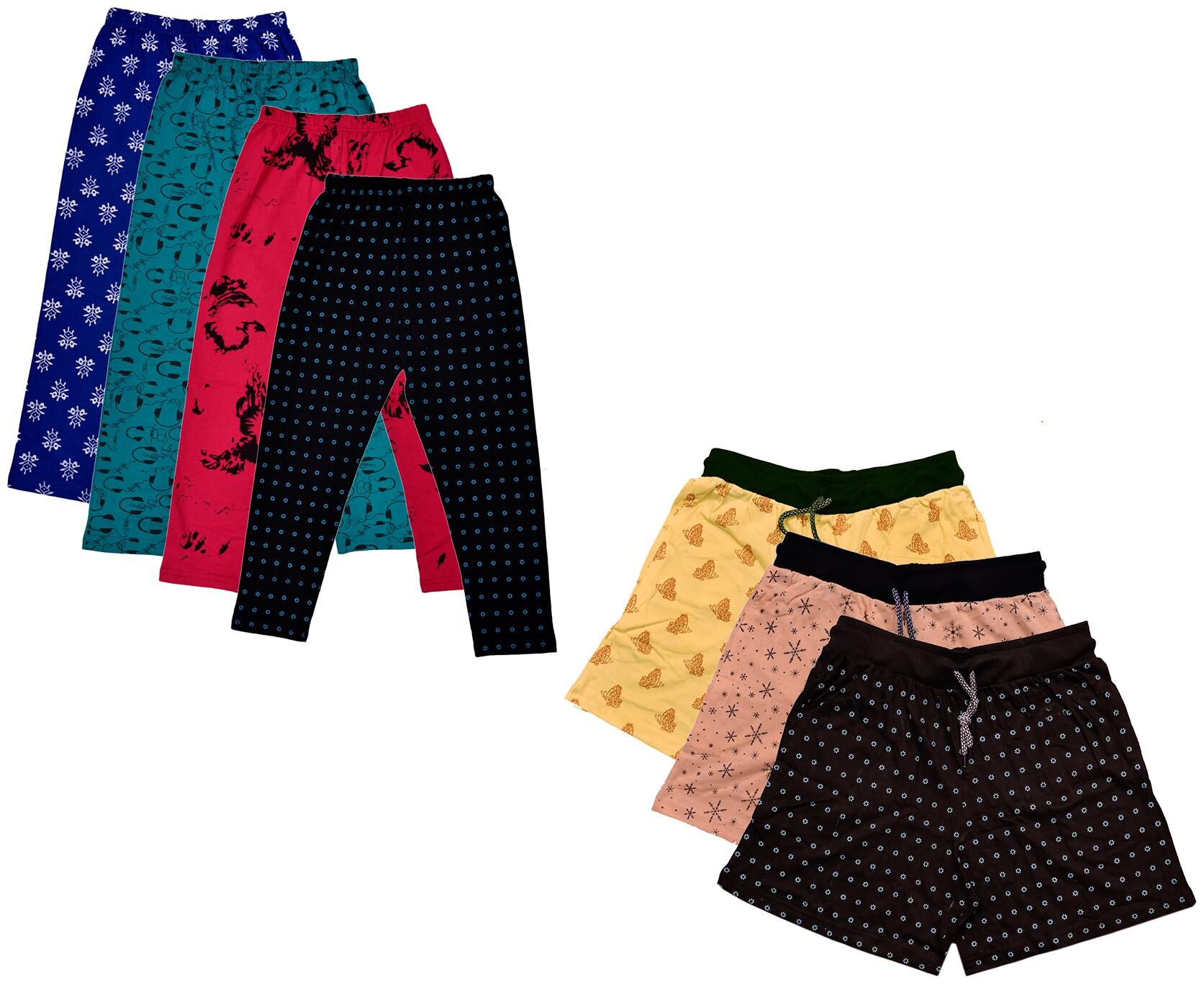 

Indiweaves Women Printed Regular shorts - Multi