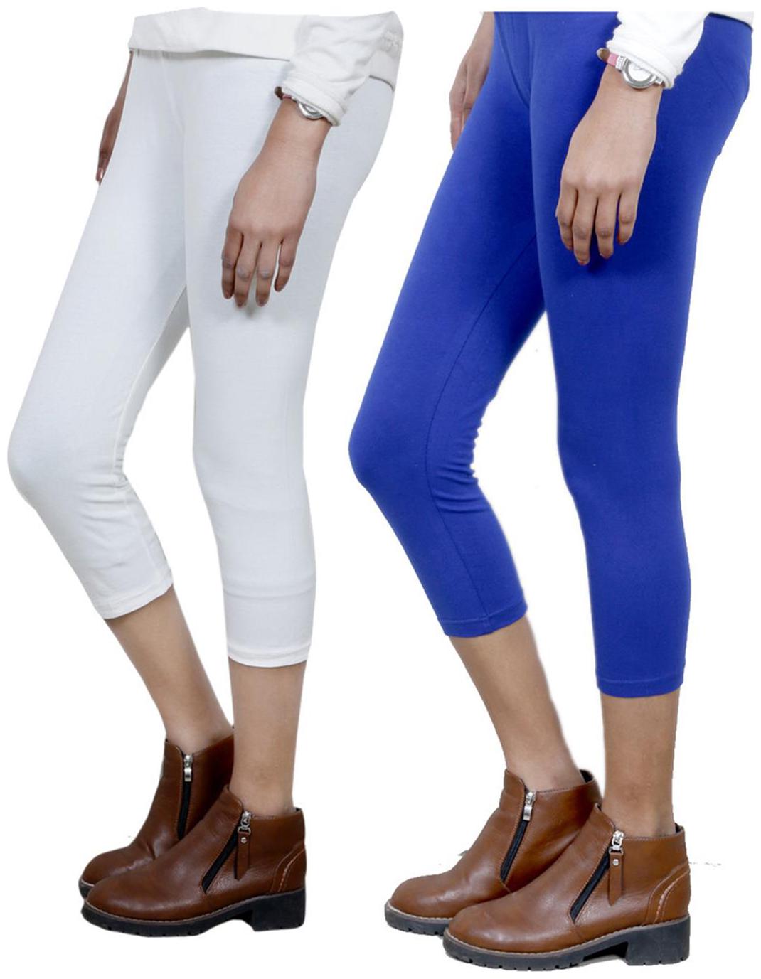 

IndiWeaves Women Cotton Capri Combo-2