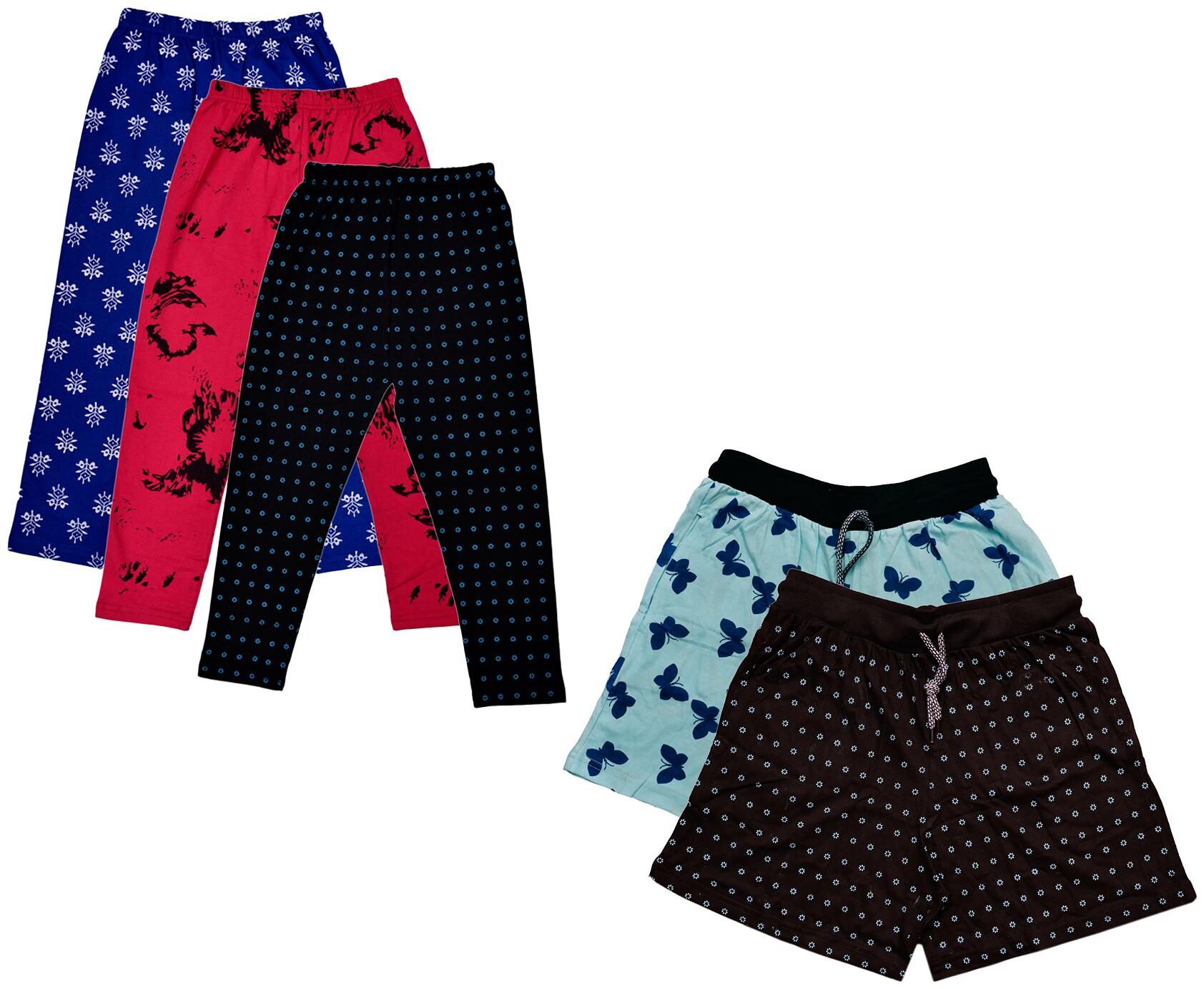 

Indiweaves Women Printed Regular shorts - Multi
