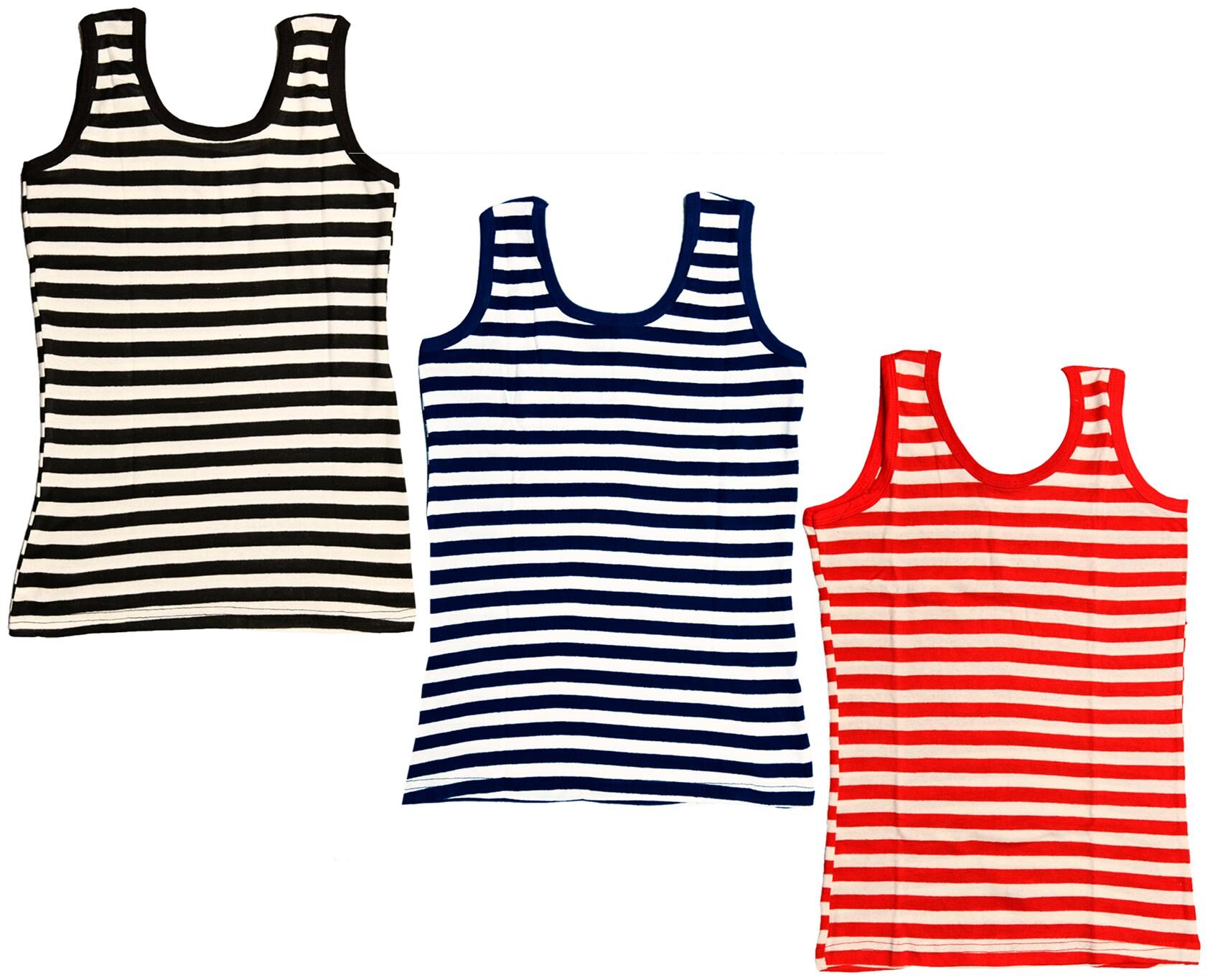 

Indiweaves Women Multi Regular fit U neck Cotton Tank top