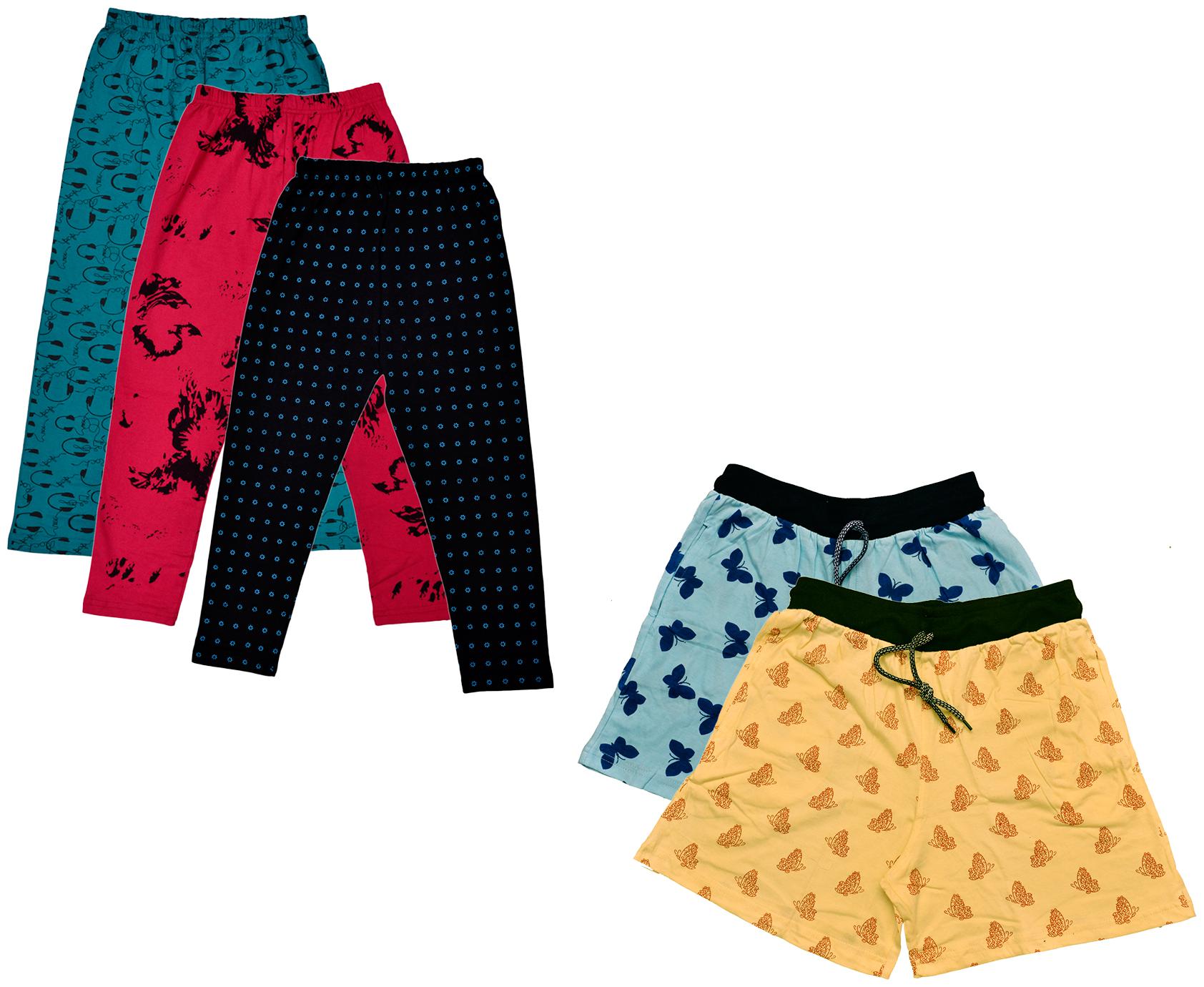 

Indiweaves Women Printed Regular shorts - Multi