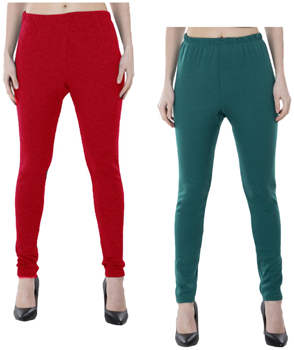 

IndiWeaves Women Warm Wollen Lycra Legging (Pack of 2)