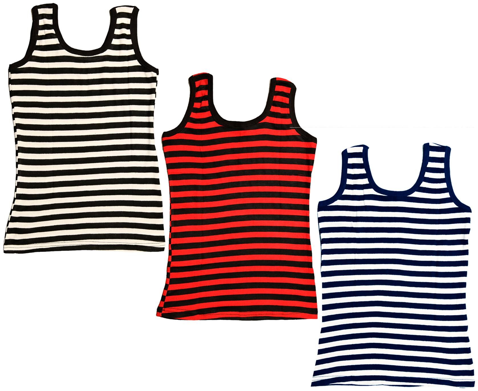 

Indiweaves Women Multi Regular fit U neck Cotton Tank top