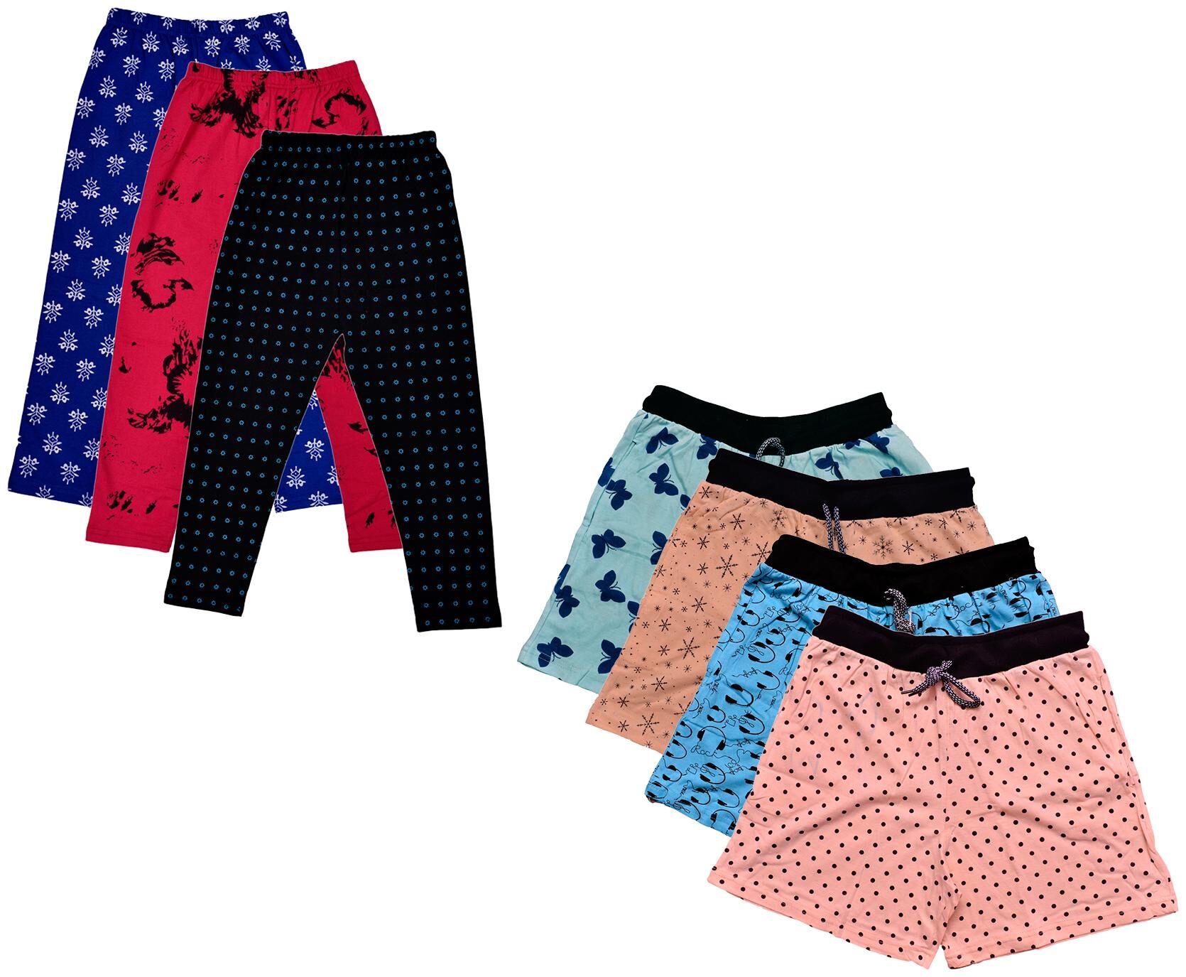 

Indiweaves Women Printed Regular shorts - Multi