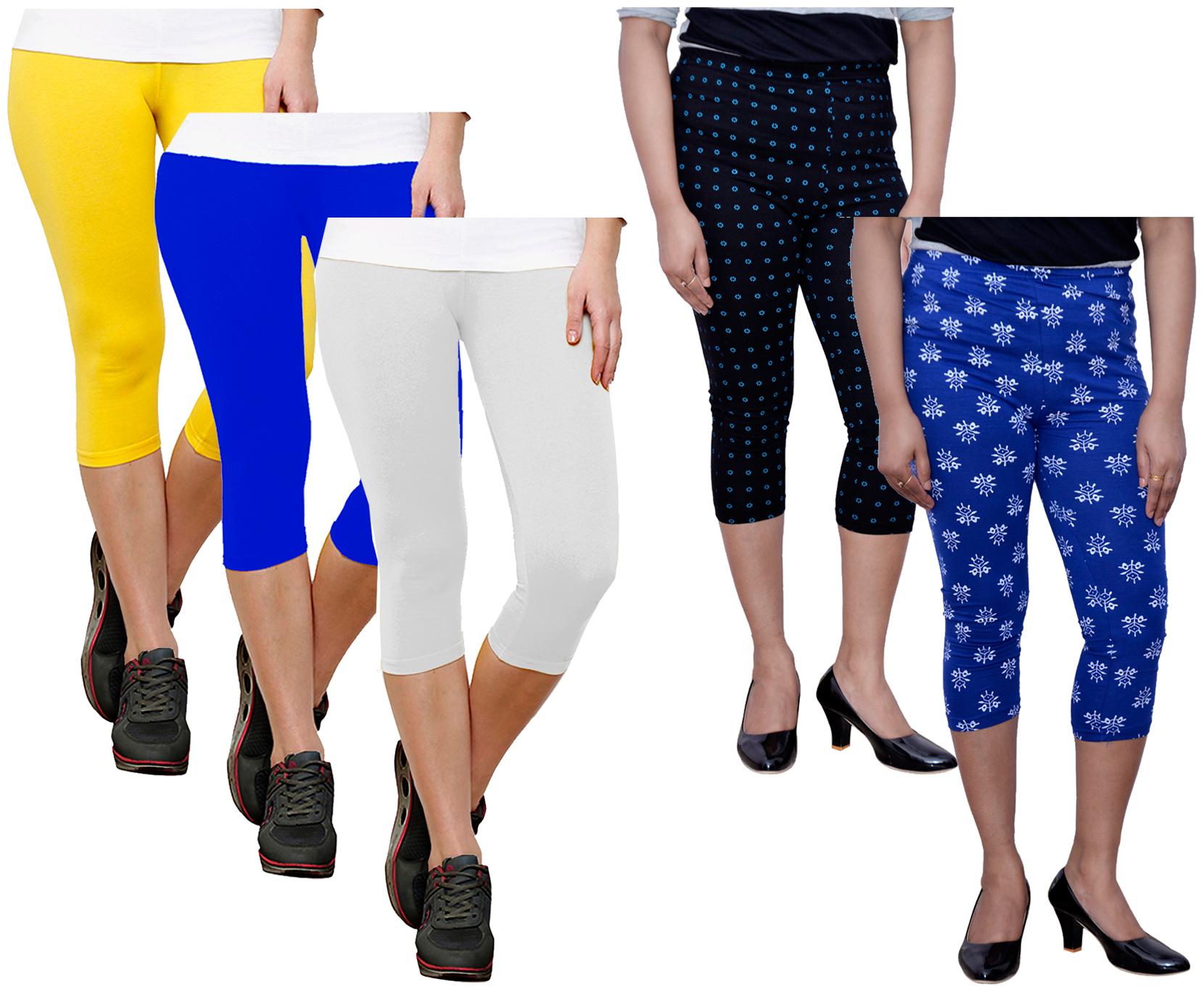 

Indiweaves Women Printed Regular capri - Multi