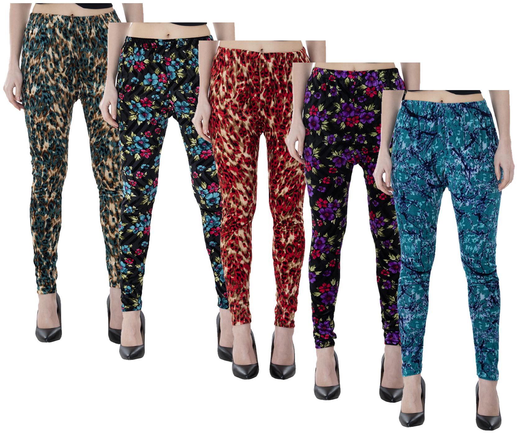 

Indiweaves Crepe Churidar - Multi