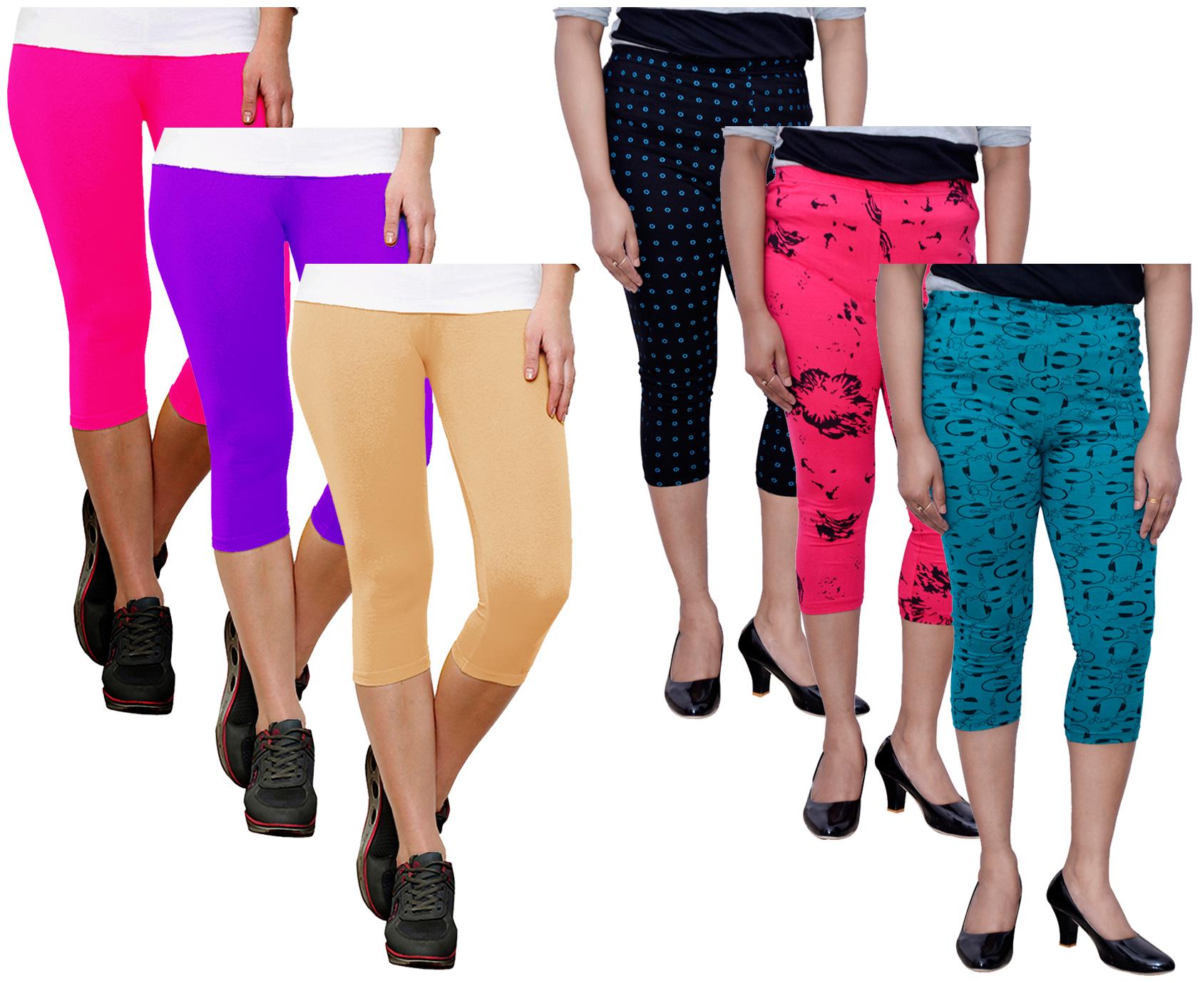 

Indiweaves Women Printed Regular capri - Multi