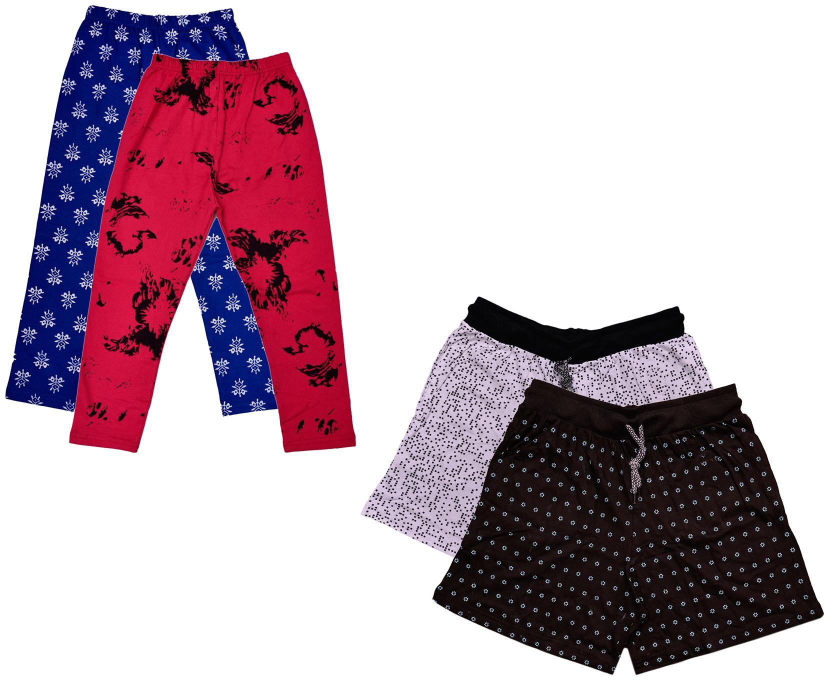 

Indiweaves Women Printed Regular shorts - Multi