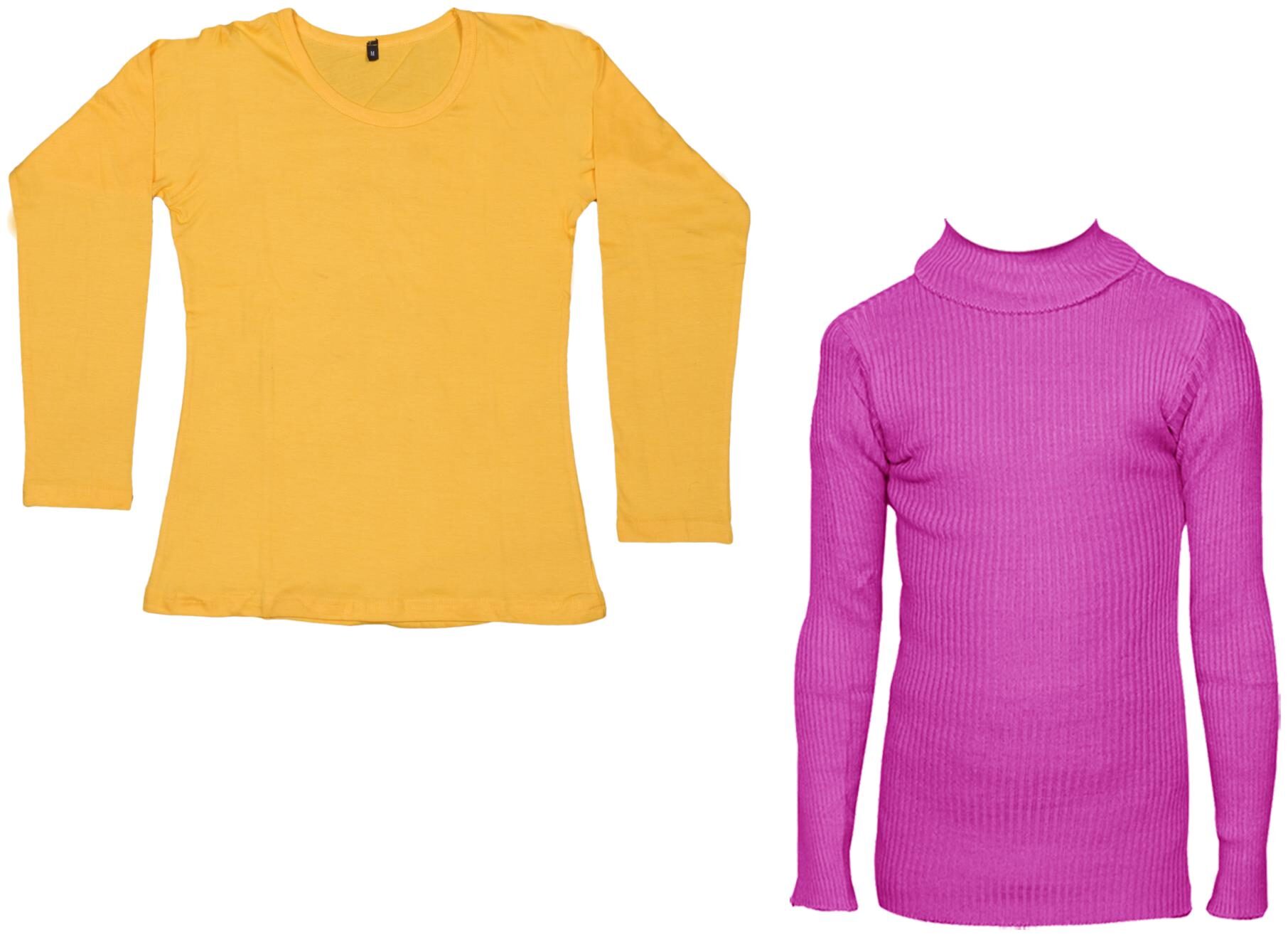 

Indiweaves Women Yellow Regular fit Round neck Cotton T shirt