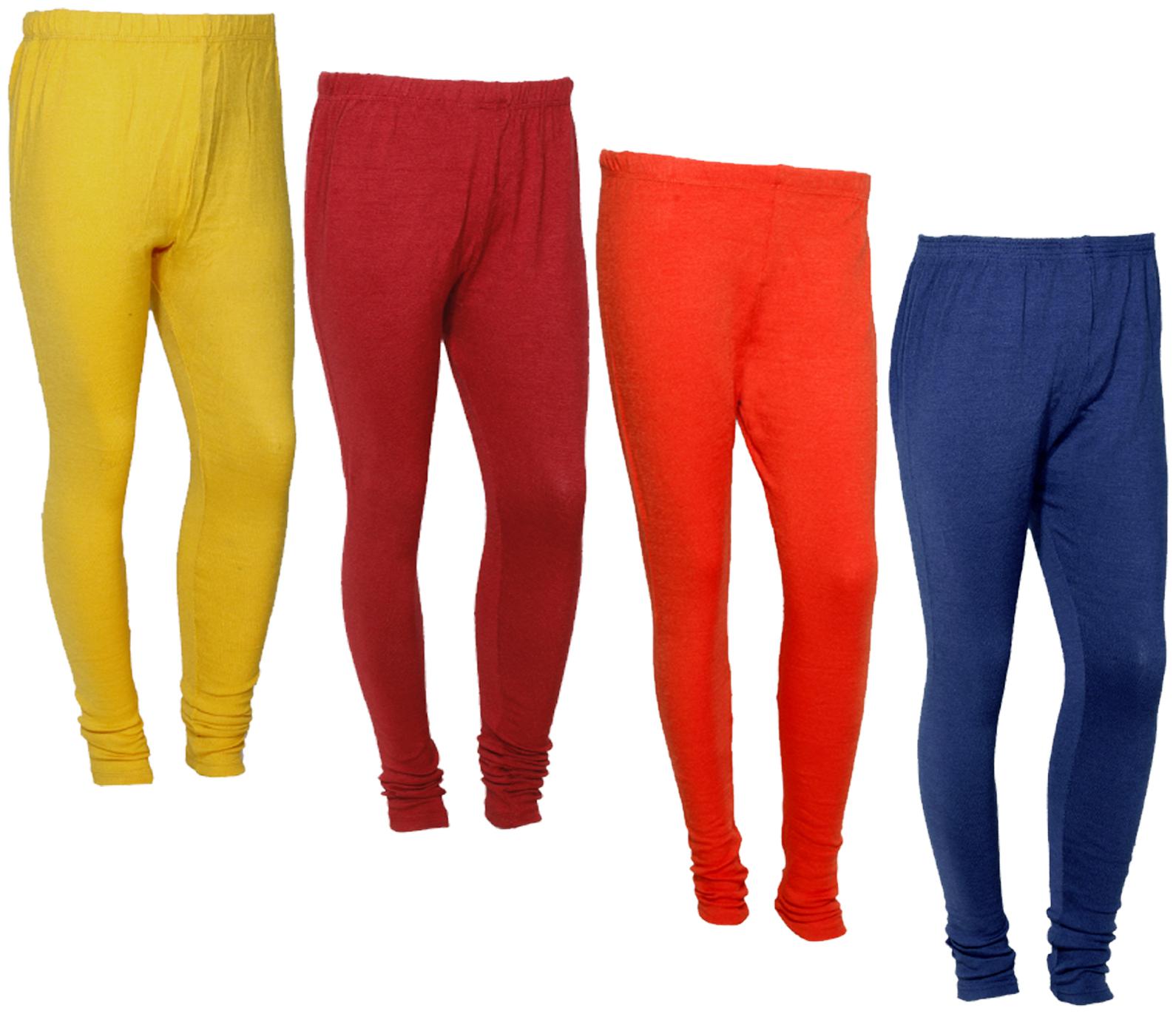 

IndiWeaves Women Warm Wollen Lycra Legging (Pack of 4)