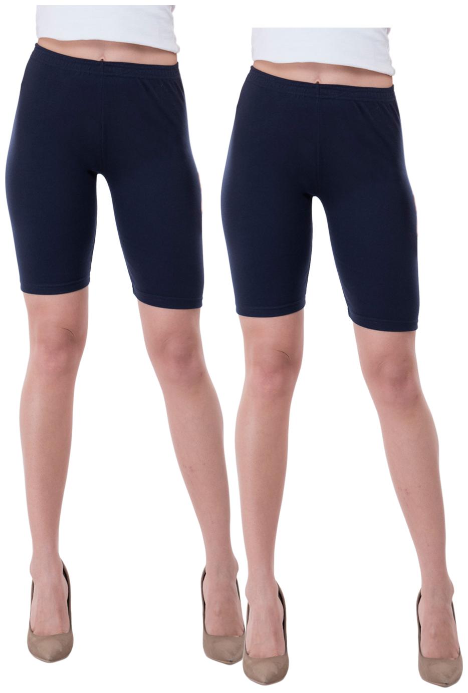 

Indiweaves Women Solid Regular shorts - Blue