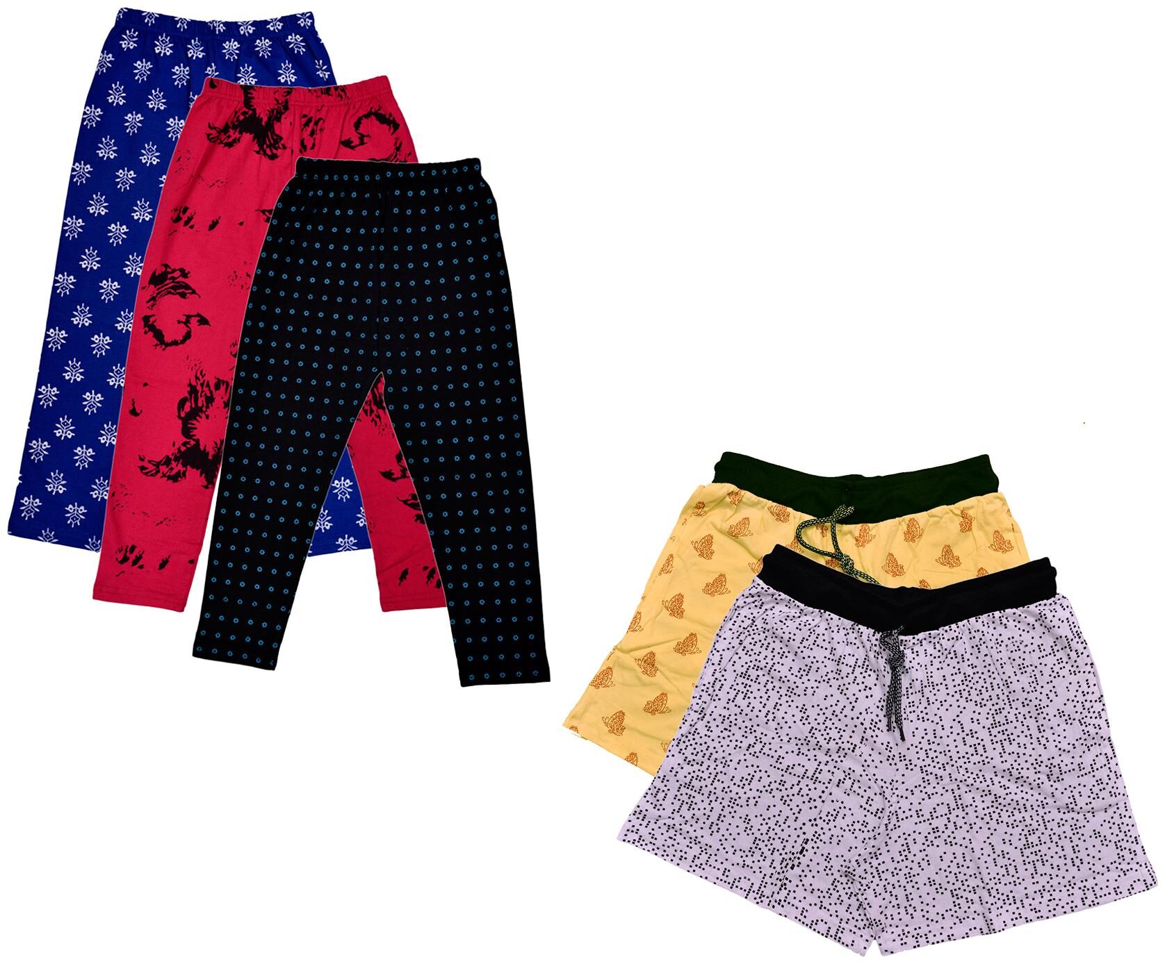 

Indiweaves Women Printed Regular shorts - Multi