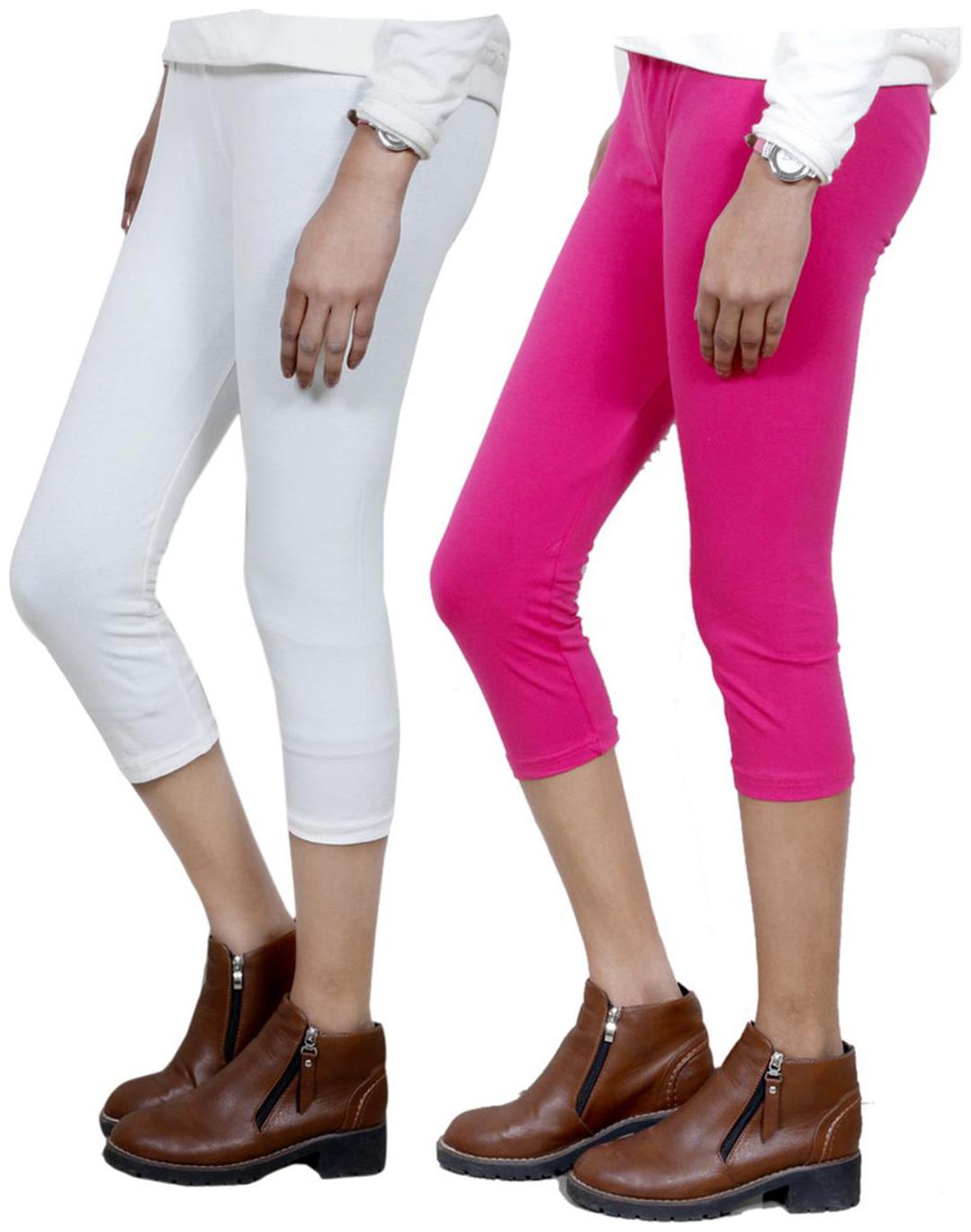 

IndiWeaves Women Cotton Capri Combo-2