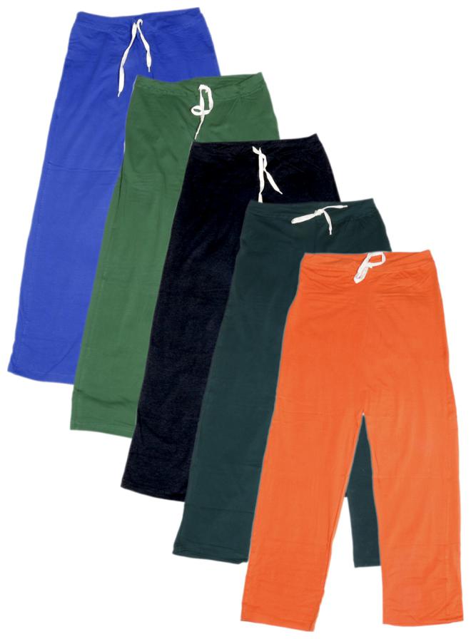 

IndiWeaves Women s Stretchable Premium Cotton Lower Track Pant (Pack of 5)