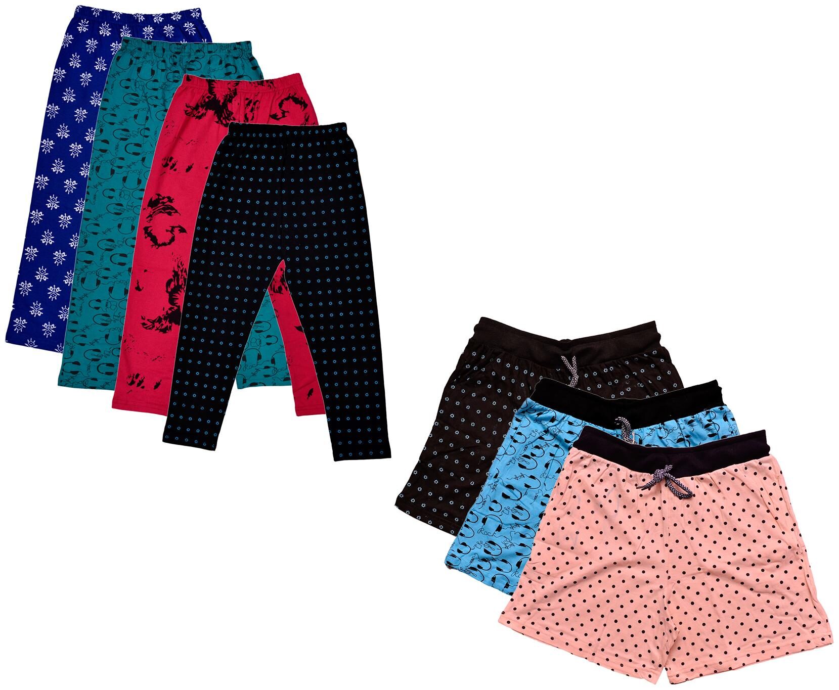 

Indiweaves Women Printed Regular shorts - Multi