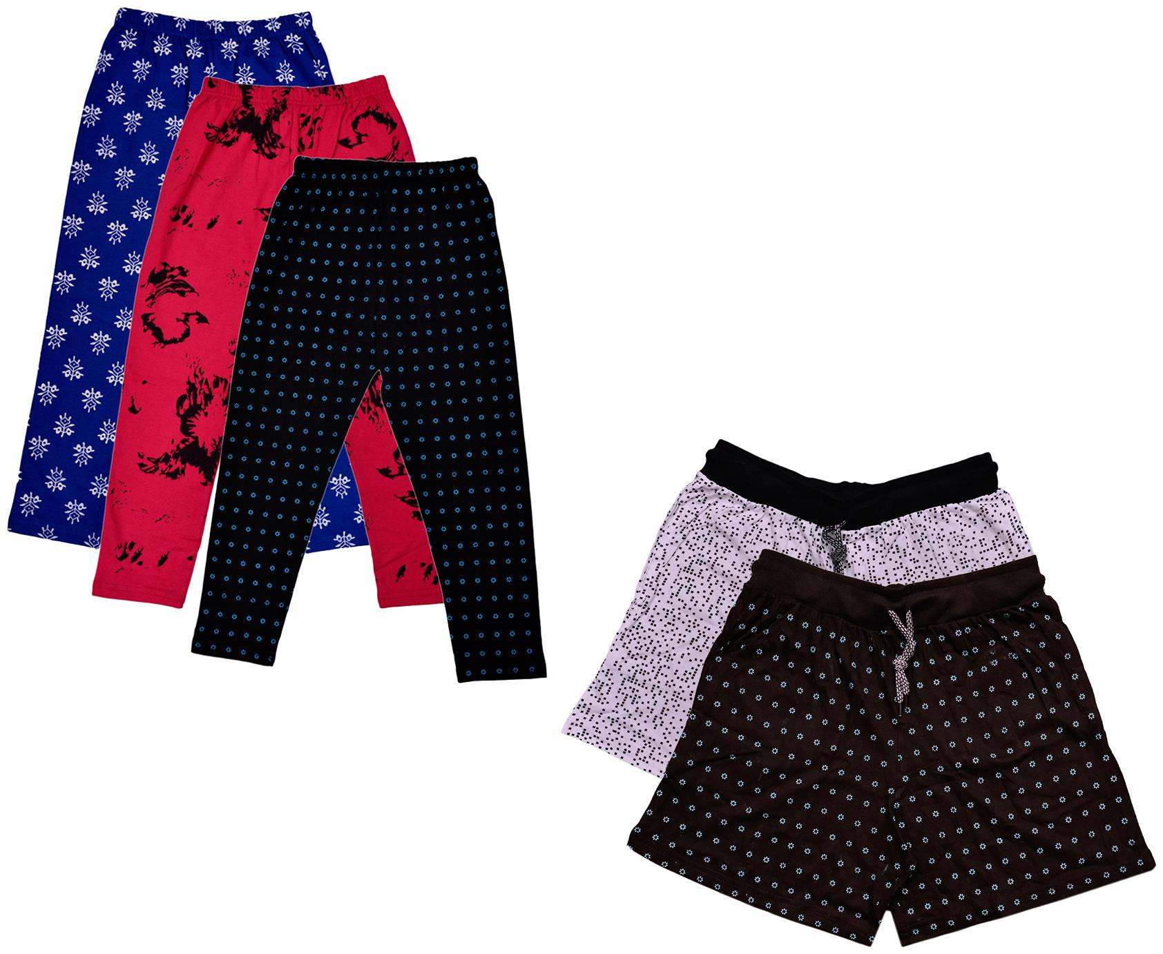 

Indiweaves Women Printed Regular shorts - Multi