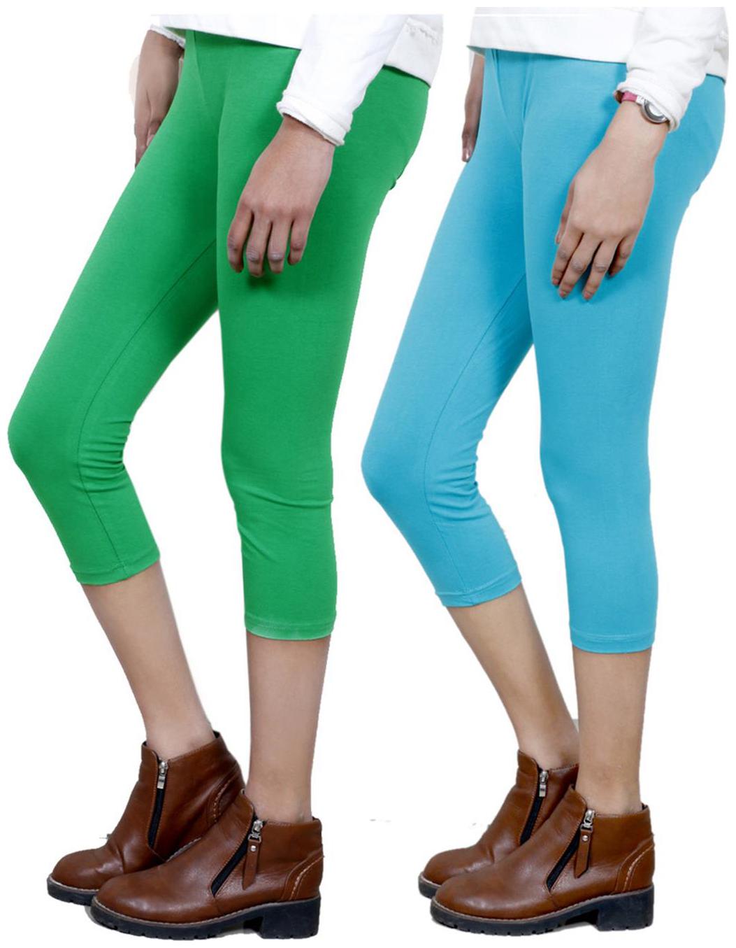

IndiWeaves Women Cotton Capri Combo-2
