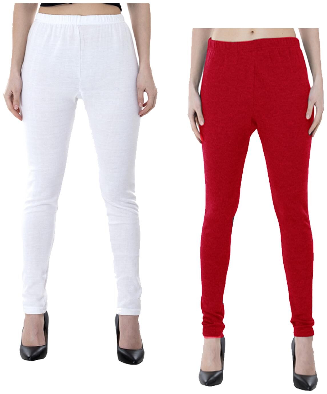 

IndiWeaves Women Warm Wollen Lycra Legging (Pack of 2)