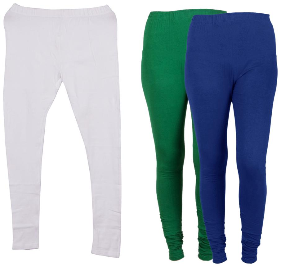 

IndiWeaves Women 1 Warm Wollen and 2 Cotton Lycra Tights (Set of- 3)