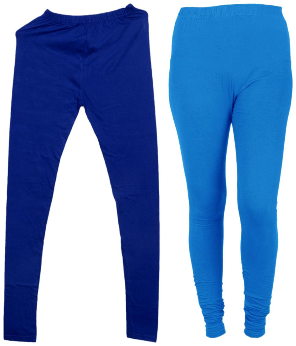 

IndiWeaves Women 1 Warm Wollen and 1 Cotton Lycra Tights (Set of- 2)