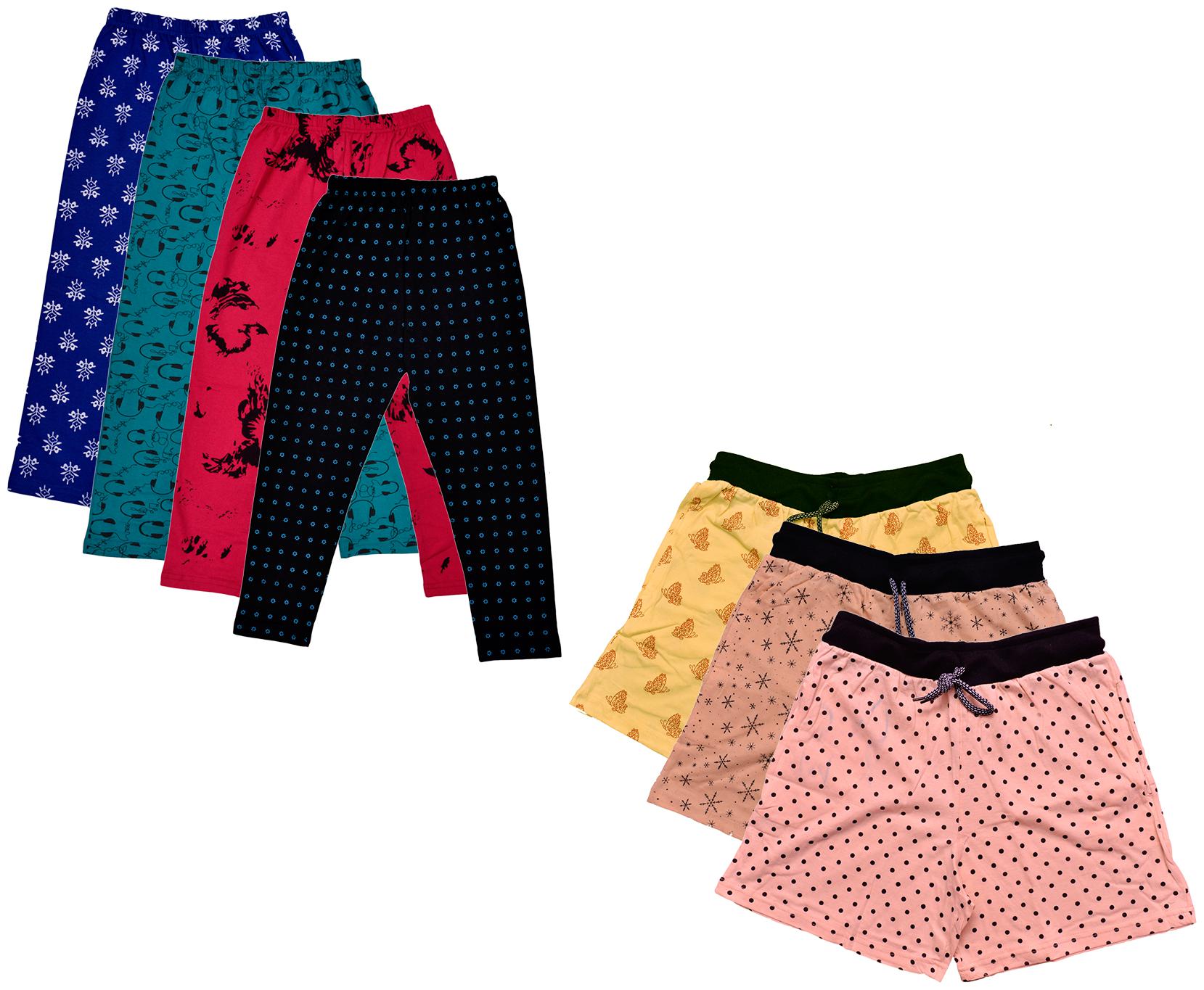 

Indiweaves Women Printed Regular shorts - Multi
