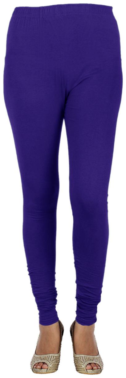 

IndiWeaves Women Cotton Casual Purple Tights
