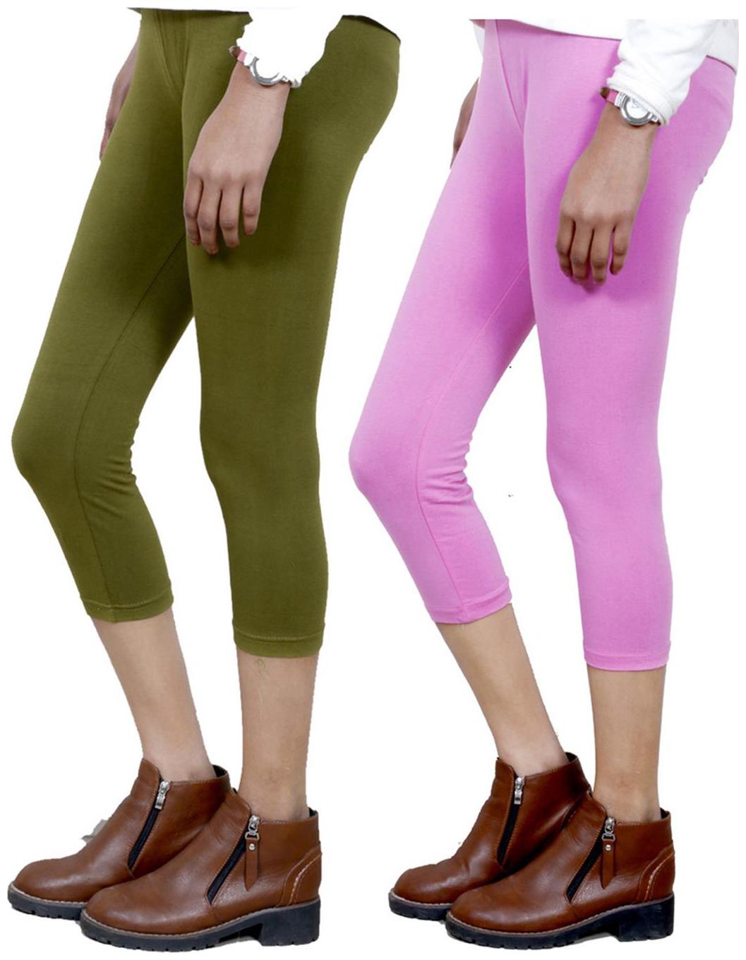 

IndiWeaves Women Cotton Capri Combo-2