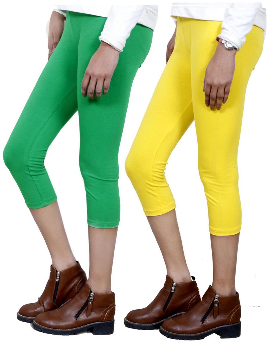 

IndiWeaves Women Cotton Capri Combo-2