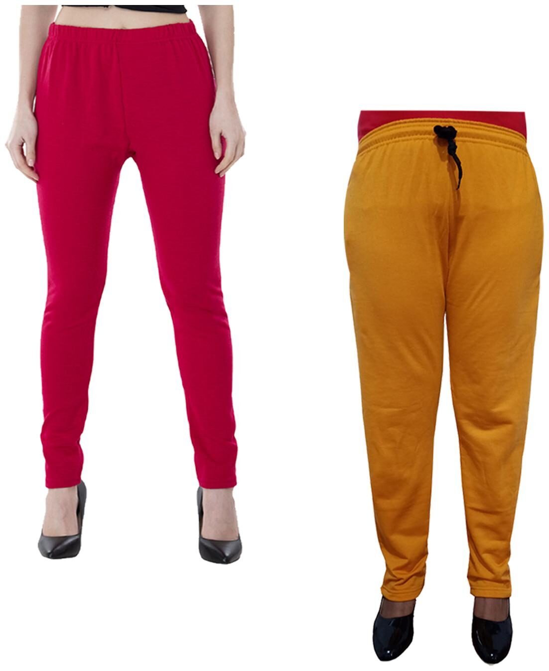 

Indiweaves Women Regular fit Fleece Solid Track pants - Multi