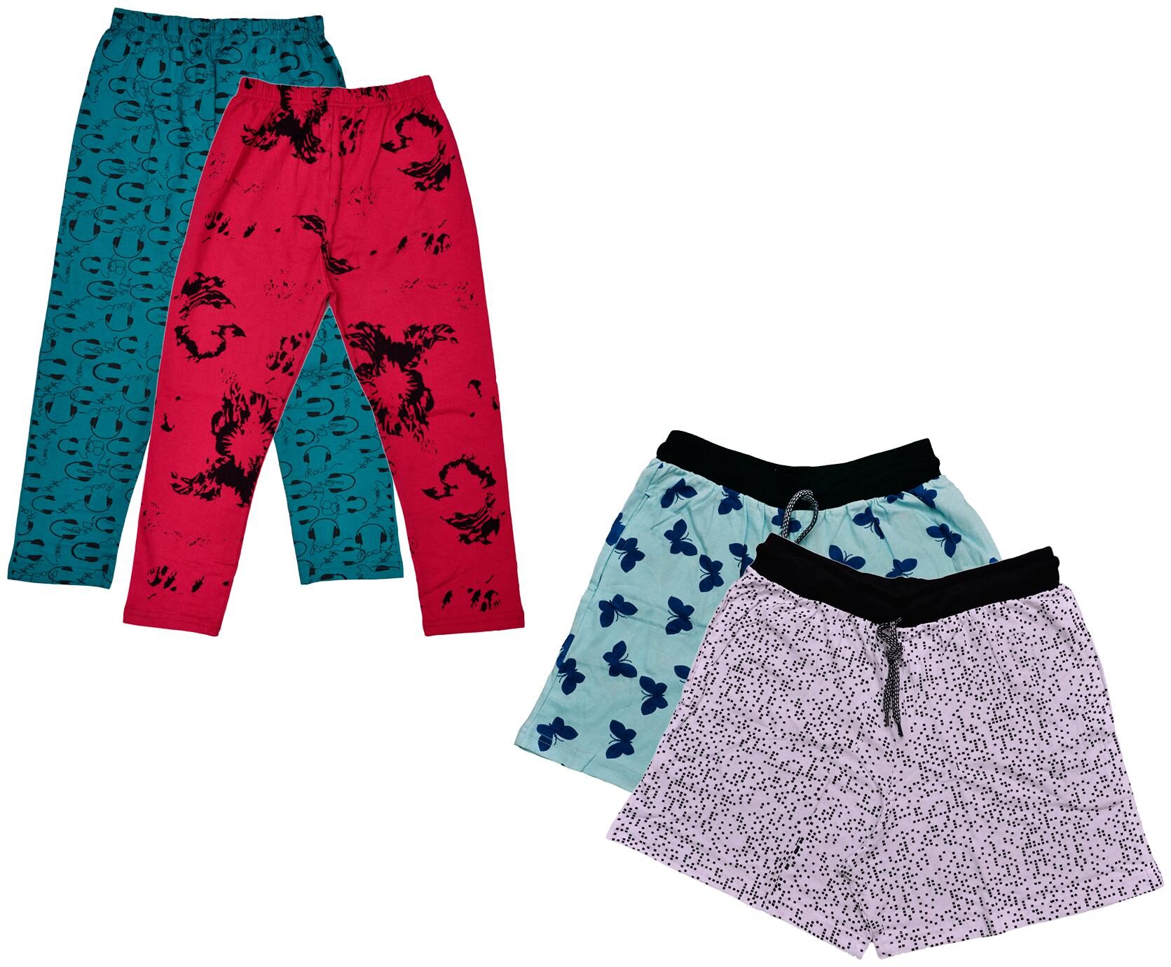 

Indiweaves Women Printed Regular shorts - Multi