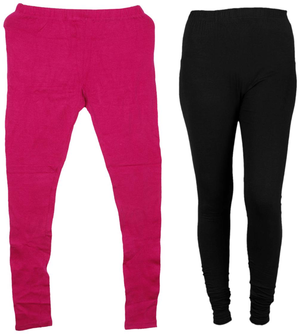 

IndiWeaves Women 1 Warm Wollen and 1 Cotton Lycra Tights (Set of- 2)