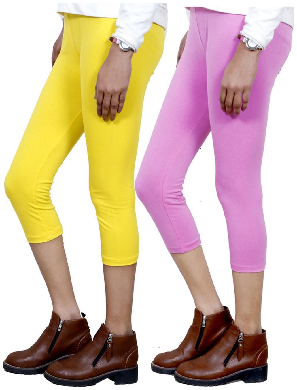 

IndiWeaves Women Cotton Capri Combo-2