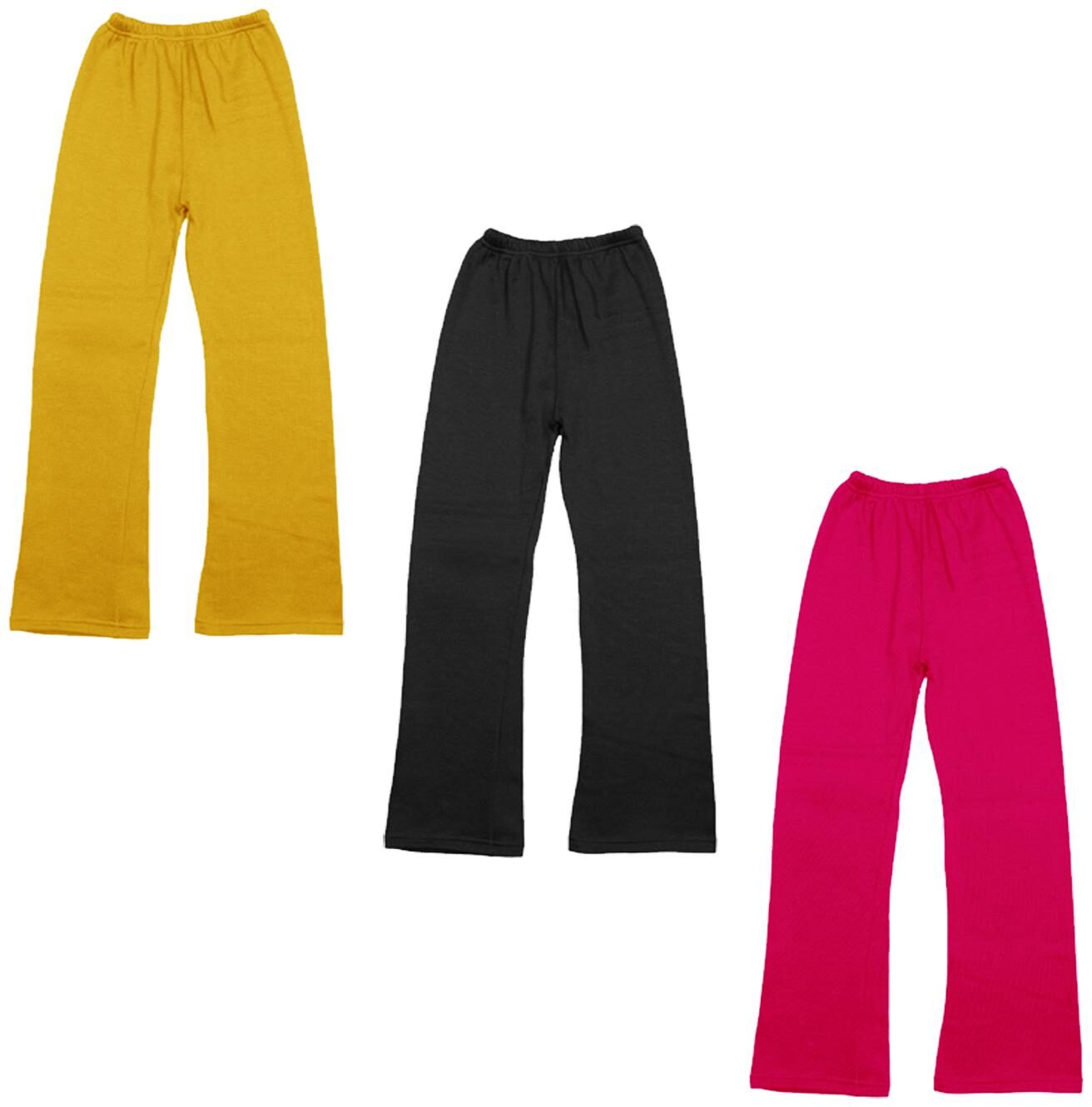 

IndiWeaves Women Woolen Full Length Palazzo Pants Pack of 3