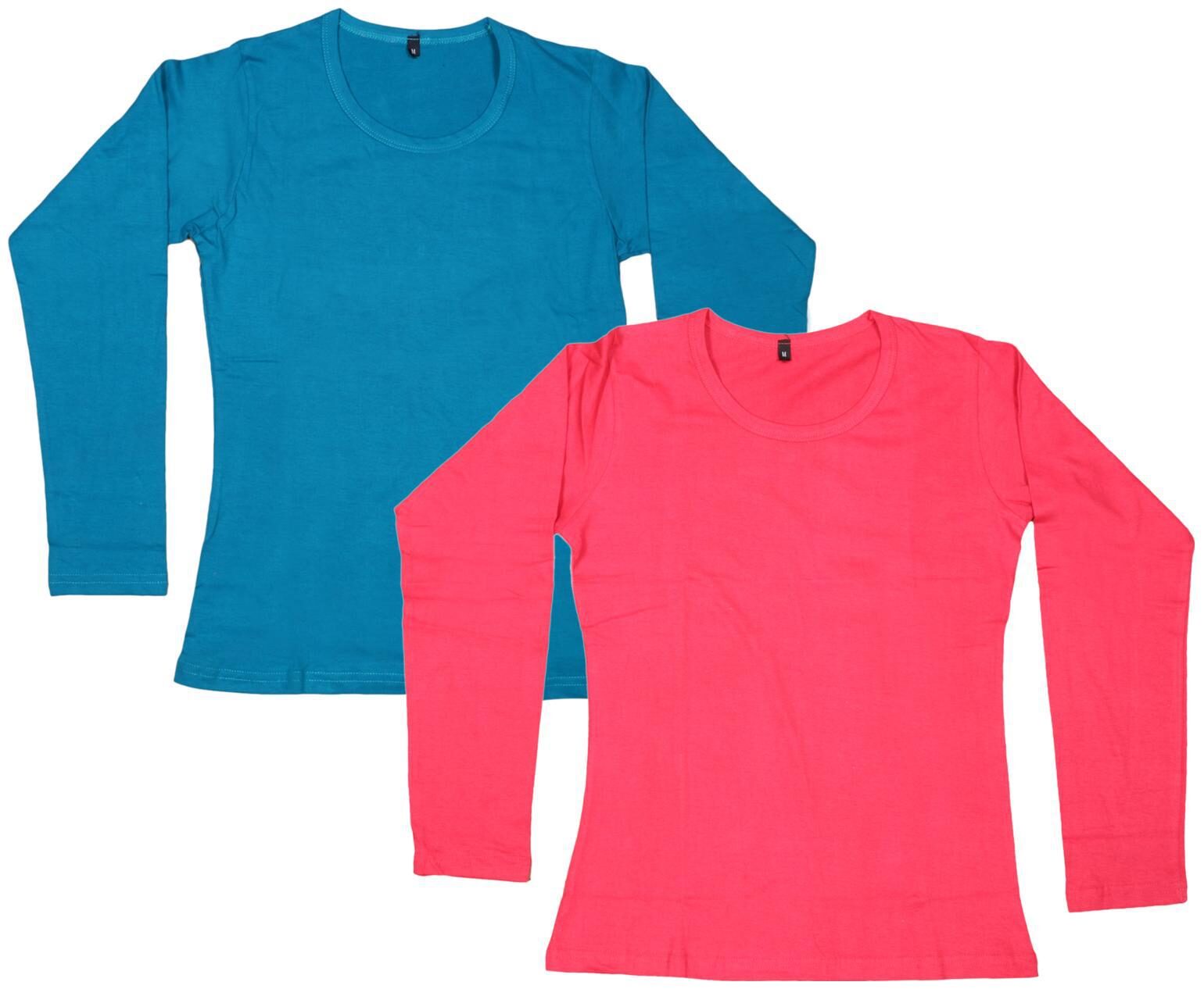 

Indiweaves Women Multi Regular fit Round neck Cotton T shirt