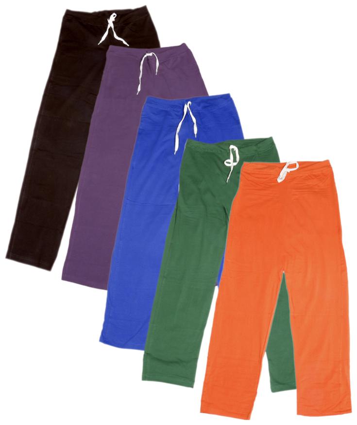 

IndiWeaves Women s Stretchable Premium Cotton Lower Track Pant (Pack of 5)