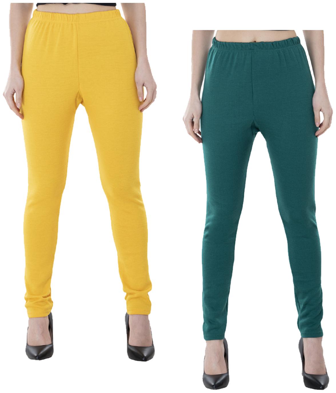 

IndiWeaves Women Warm Wollen Lycra Legging (Pack of 2)