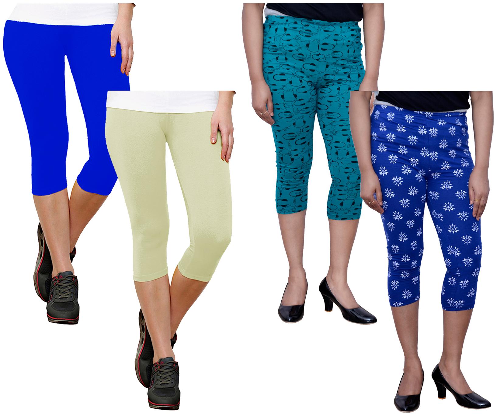 

Indiweaves Women Printed Regular capri - Multi