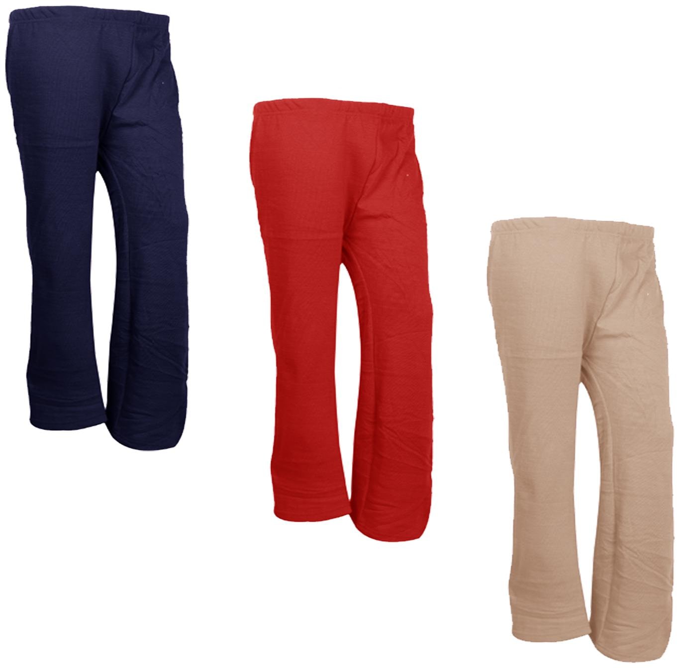 

IndiWeaves Women Woolen Full Length Palazzo Pants Pack of 3