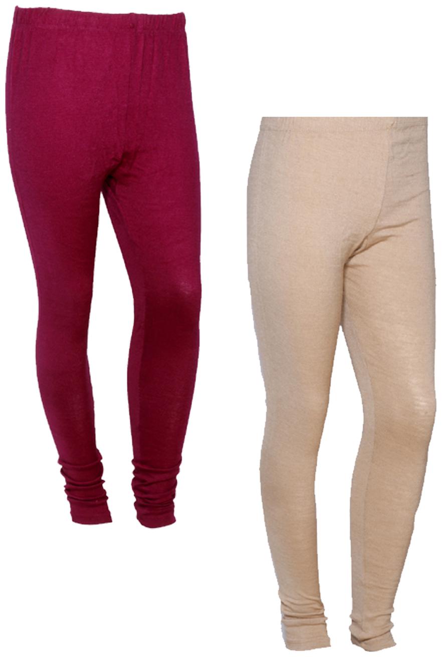 

IndiWeaves Women Warm Wollen Lycra Legging (Pack of 2)