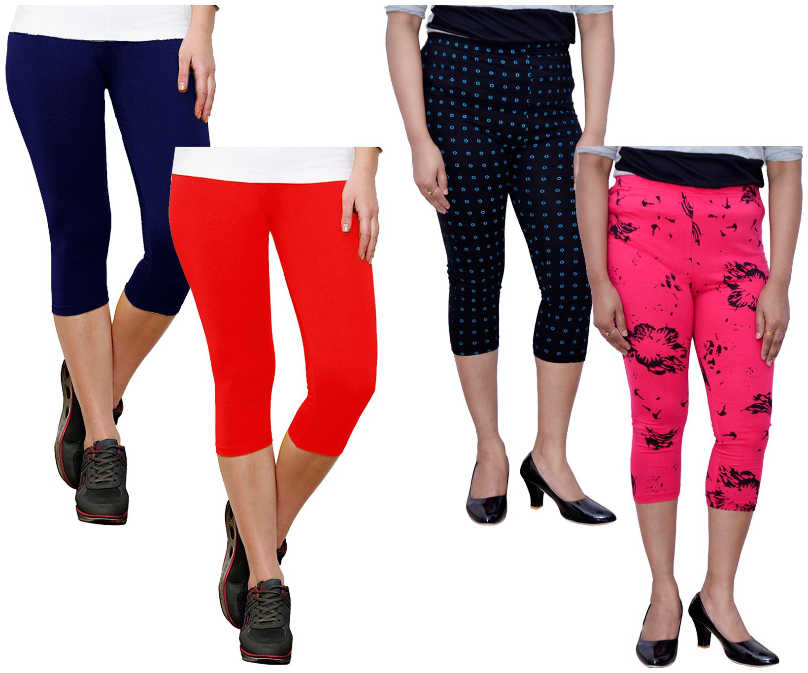 

Indiweaves Women Printed Regular capri - Multi