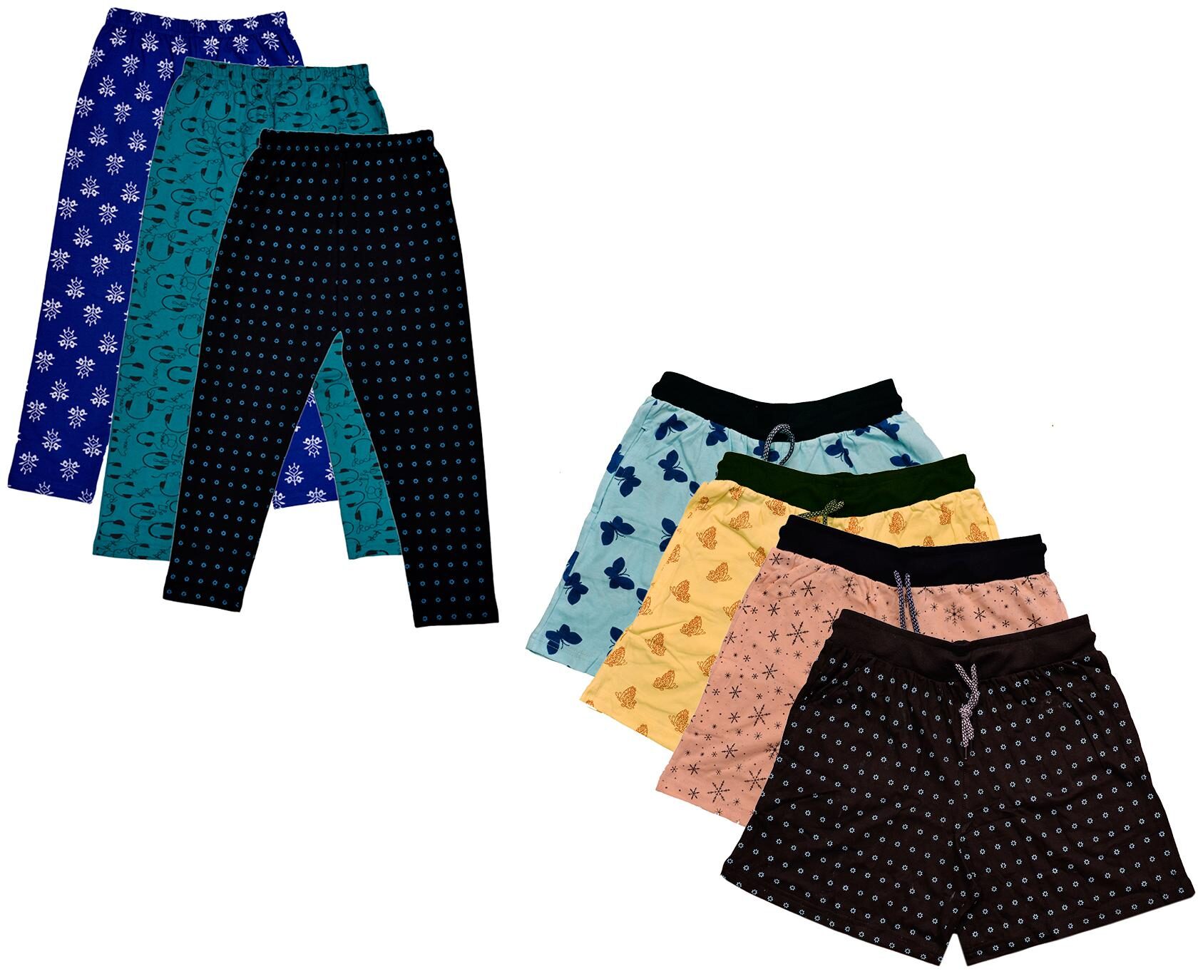 

Indiweaves Women Printed Regular shorts - Multi